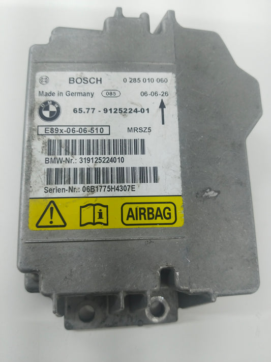 0285 010 060- 65.77-9125224-01   SRS UNIT CONTROL, MODULO DE AIRBAG BMW E90/E87/E82